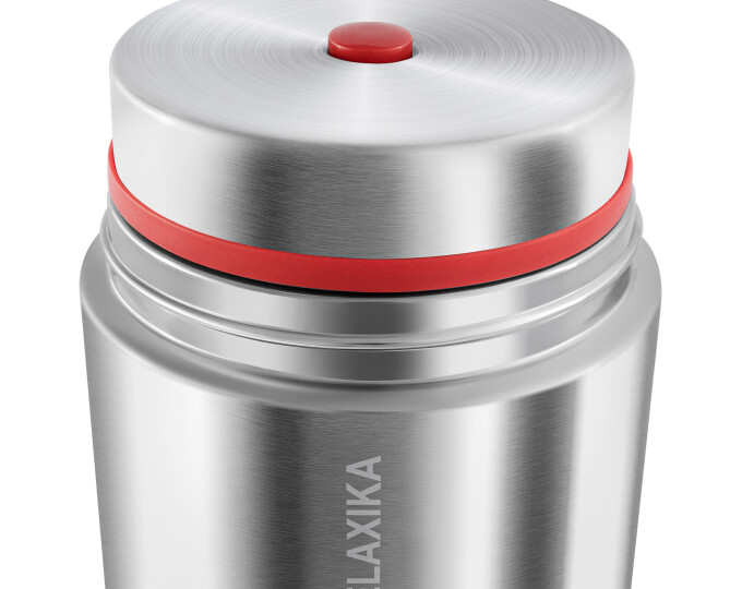 Термос для еды Relaxika 301 в термочехле (0,5л) стальной - изображение 6
