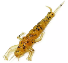Силиконовая приманка LureMax «Stone Fly» 2,5″ (6,5см) (8шт.) цвет 004 Caramel Oil
