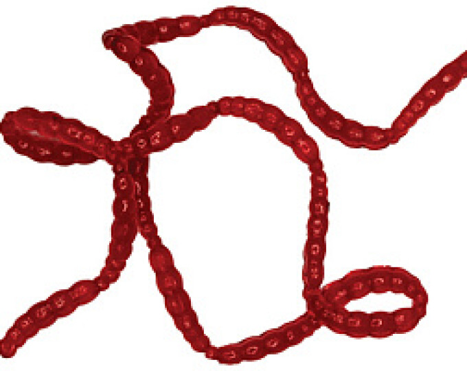 Силиконовая приманка LureMax «Blood Worm» 0,5″ (1см) цвет Blood Red (банка) - изображение 1