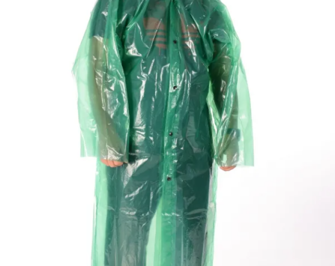 Плащ дождевик рыбацкий с копюшоном на кнопке - изображение 1 