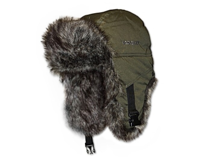 Шапка-ушанка Kosadaka Arctic (плащёвка, шиншилла, цвет хаки) р.XL - изображение 1