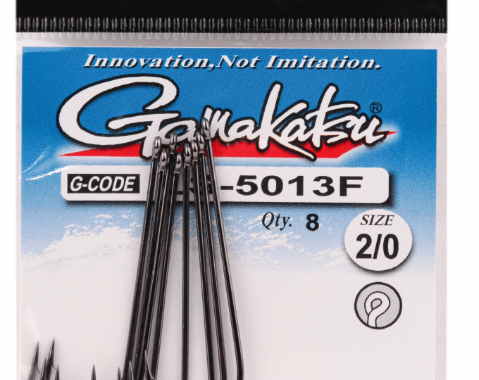Крючок Gamakatsu Hook LS-5013F 12p n/l Black №06 - изображение 1 