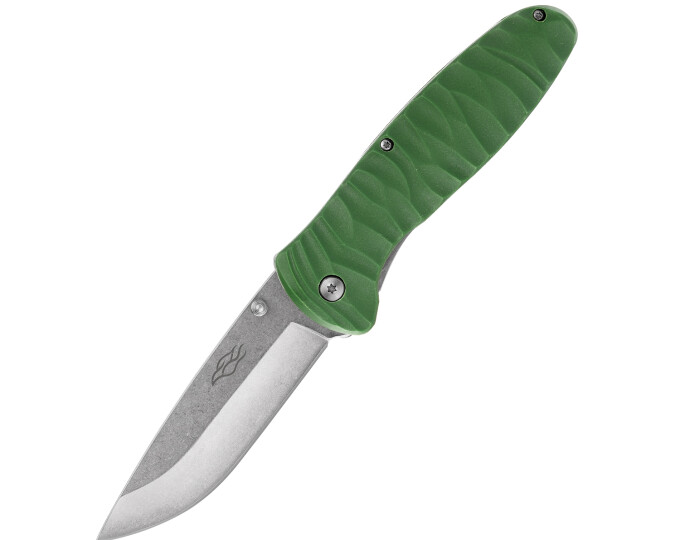 Нож складной «Firebird by Ganzo» с клипсой (клинок 89мм, сталь 4116 Krupp, цвет зелёный) - изображение 1 
