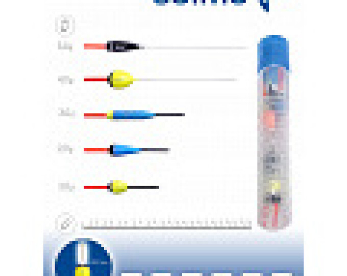 Поплавок полиуретановый Salmo PU «День/Ночь» (тубус 5шт.) - изображение 1 