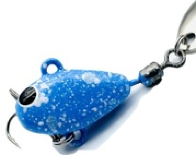 Тейл-спиннер UF-Studio Hurricane 7,5гр. цвет Winter blue - изображение 1 