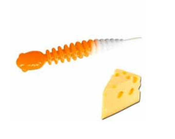 Приманка TROUT BAIT Chub 50, сыр 10 (12шт.) цвет White-Orange - изображение 1 