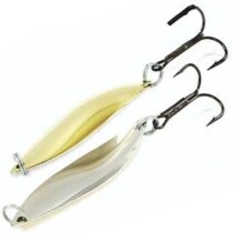 Блесна Колебалка Питер Крокодил 12гр. (2-х цветная) Латунь/Никель