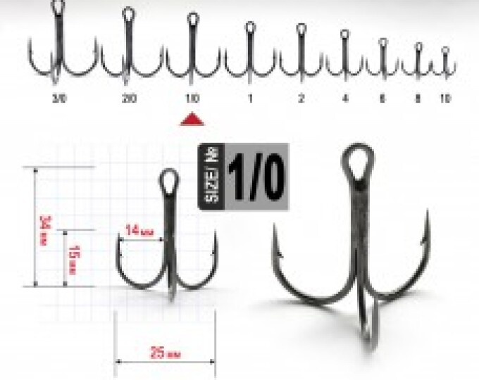 Крючок Fanatik (FT-1103) № 1/0 - изображение 1 