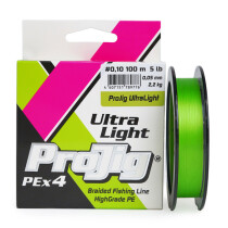 Шнур плетеный ProJig UltraLight 150м 0,05мм (2,2кг) (светло-зеленый)