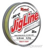Шнур плетеный JigLine Winter 25м 0,18мм (14кг) (хаки) - изображение 1 