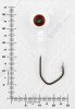 Джиг крашеный ШАР 16гр. (крючок VD-079 №3/0) (3шт.) цвет 05 (белый) - изображение 3