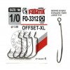 Крючок Fanatik Offset XL (FO-3312) № 1/0 (4шт.) - изображение 1 