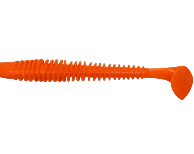 Силиконовая приманка Brown Perch «Swinki» (длина 87мм, вес 3,2гр.) цвет 002 (6шт.) - изображение 1