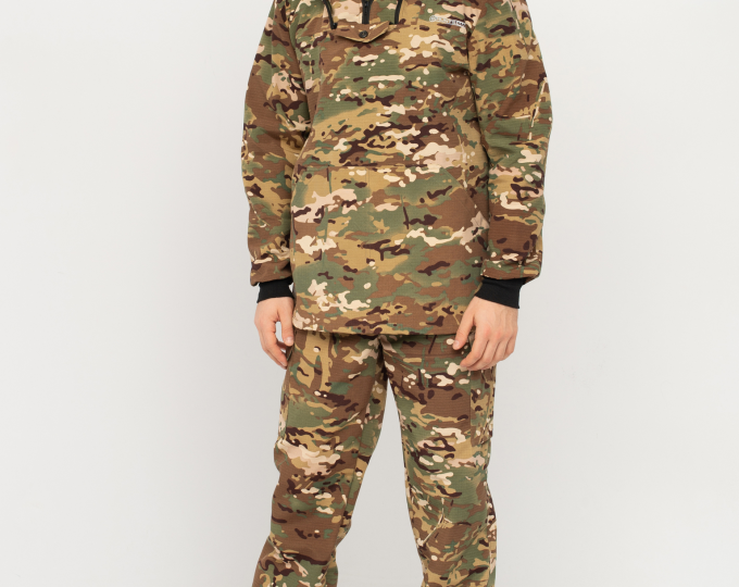 Костюм Hunt’sMan «Антигнус-Эконом» (ткань смесовка (рип-стоп), цвет Мультикам) р.52-54 (170-176) - изображение 1 