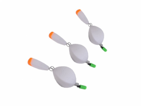 Поплавок зимний ДВОЙНОЙ MIX белый (3шт.)