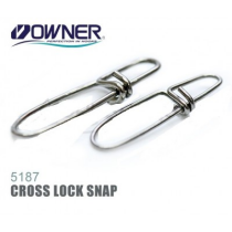 Карабин Owner «Crosslock Snap» №02 (тест 98lb/45кг) (10шт.) (5187/P-10)