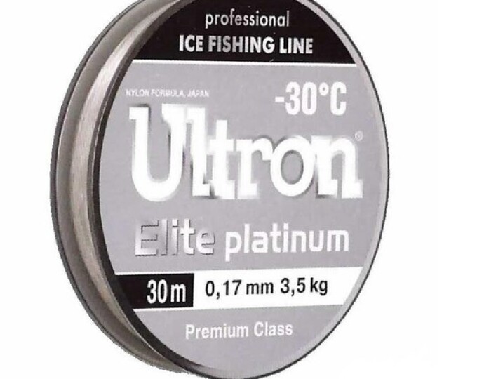 Леска Ultron Elite Platinum 0,10мм (1,3кг) 30м (серебристый) - изображение 1 