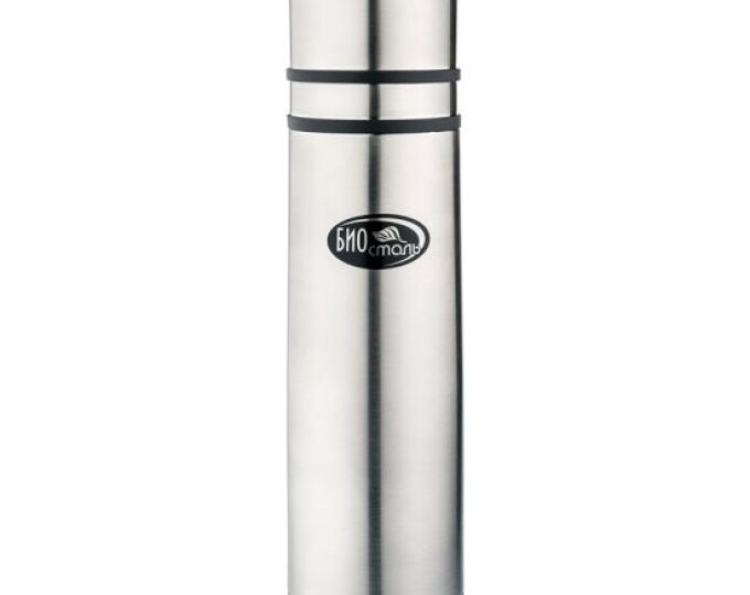 Термос TM «BIOSTAL» (узкое горло/пробка с кнопкой/2 крышки — чашки) 750мл - изображение 2