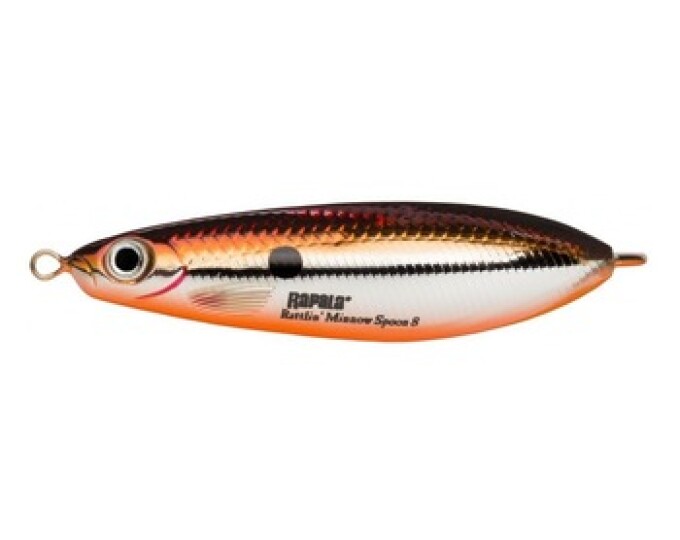 Незацепляйка Rapala Rattlin’ Minnow Spoon 08 (8см, 16гр.) /SBR - изображение 1 