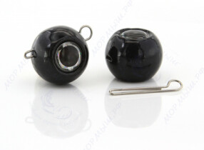 Груз крашеный ШАР (Чебурашка разборная) 32гр. цвет 04 (черный)