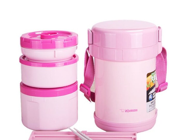 Термоконтейнер ZOJIRUSHI (объем 1,8л) цвет Pink PA - изображение 1 