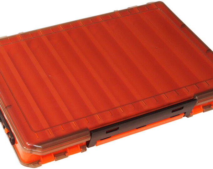 Коробка Kosadaka TB-S31A для воблеров, двухсторонняя (340х215х50мм) Orange - изображение 1 