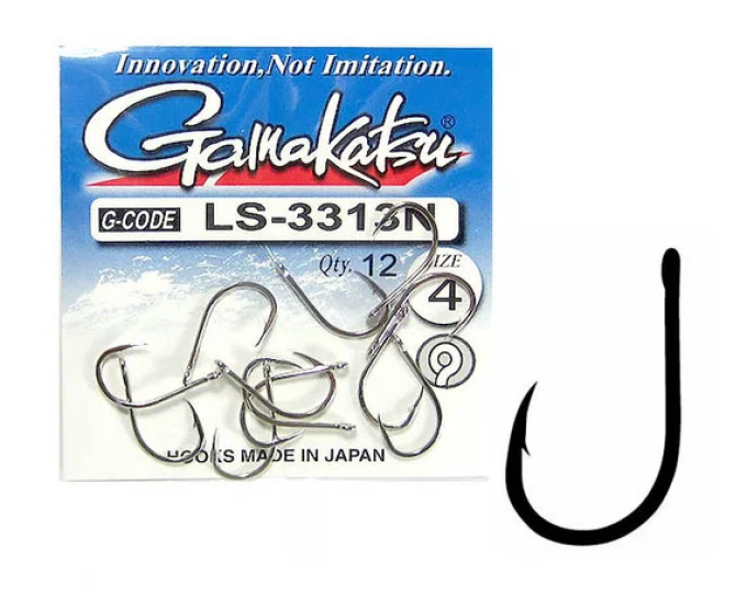 Крючок Gamakatsu Hooks LS-3313N New Label Nickel №04 - изображение 1 