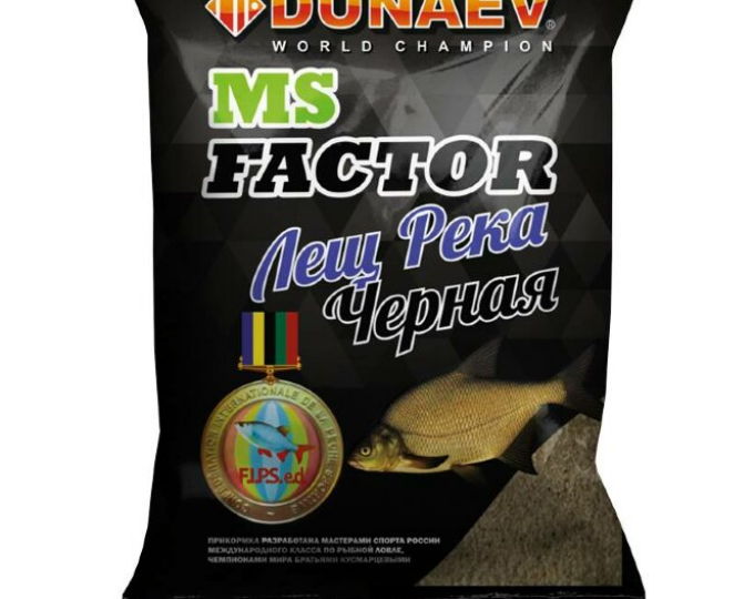Прикормка DUNAEV MS FACTOR (1кг) Лещ Река Черная - изображение 1