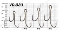Крючок VD-083-BN «Double Ryder» №01 (разноуровневый) - изображение 2