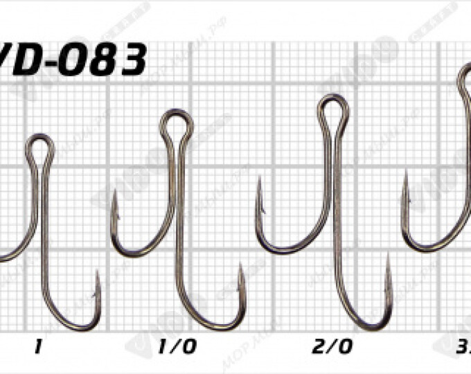 Крючок VD-083-BN «Double Ryder» №01 (разноуровневый) - изображение 2