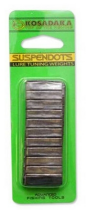 Свинцовые наклейки для воблеров, полоски Suspendots Kosadaka SDLW-L