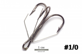 Крючок German Weedless Treble №1/0 (10)
