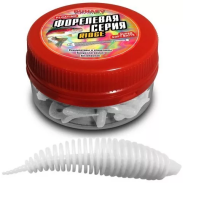 Приманка форелевая DUNAEV DT-MAGGOT-SLIM 50мм-6шт, цвет 801 белый