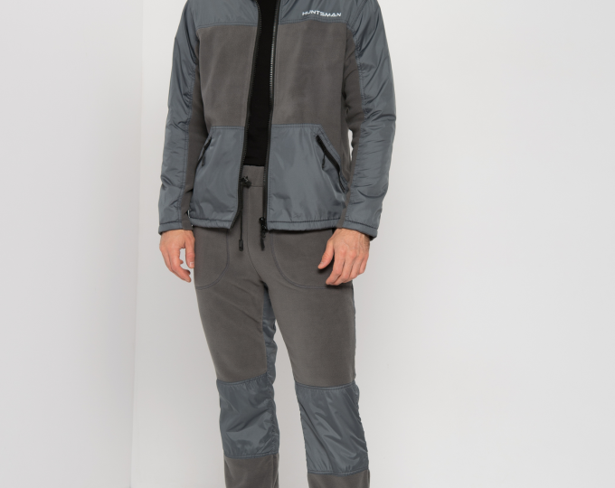 Костюм демисезонный Hunt’sMan «Пикник-ЛЮКС»  р.52-54 рост 182 (тк.Флис, цвет Серый) - изображение 1 