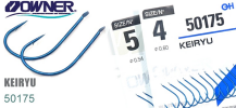 Крючок Owner (50175) «Keiryu» №10 (18шт.) - изображение 1 