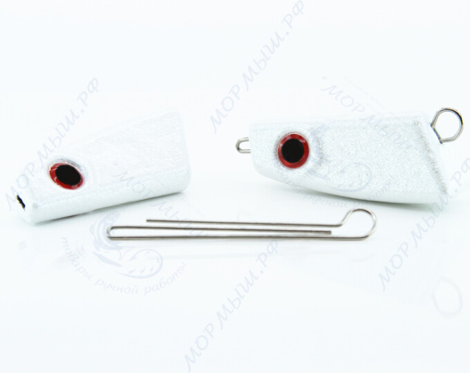 Груз крашеный ПРОХОДИМЕЦ (Чебурашка разборная) 20гр. цвет 05 (белый) - изображение 1 