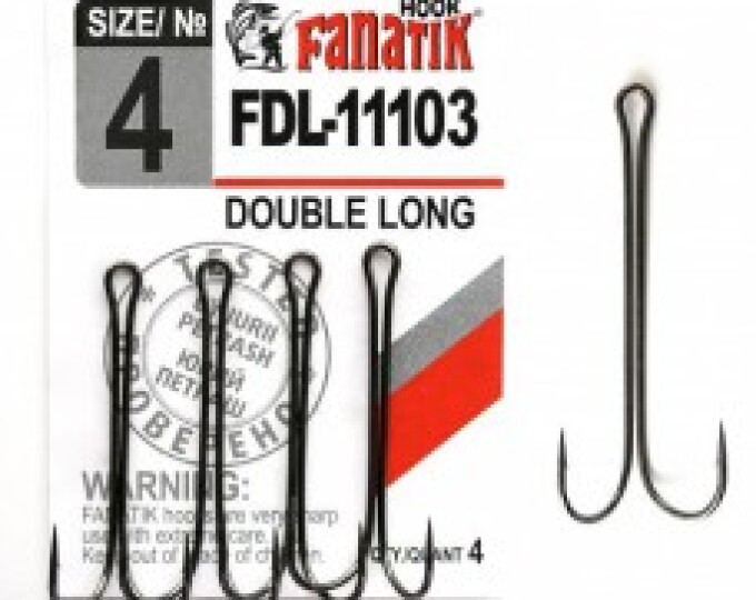 Крючок Fanatik Double Hook Long (FDL-11103) №04 (4шт.) - изображение 1 