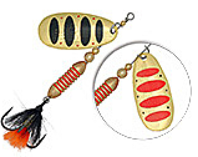 Блесна Pontoon 21 «AV Type B» #1,0 (вес 4,1гр., длина лепестка 23,3мм) цвет PD41-051 - изображение 1 