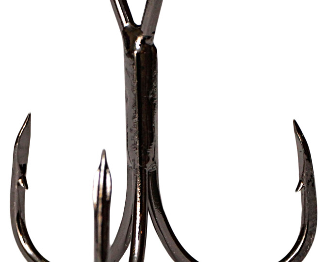 Крючок тройной KOSADAKA (3377) (спецзаточка) № 2 (L-27мм; W-24мм) - изображение 1 