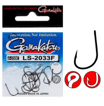 Крючок Gamakatsu Hook LS-2033F Ring Eye Serie Black №06