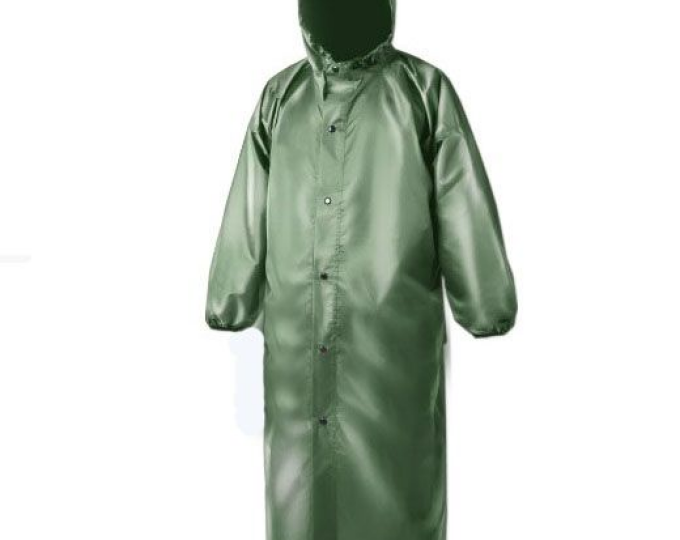 Плащ дождевик KUTOMI на кнопках зеленый XXXL - изображение 1 