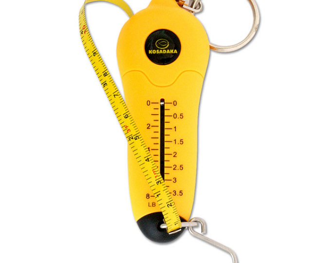 Весы Kosadaka (механические, пластиковые, с рулеткой, до 3,7кг) - изображение 1 