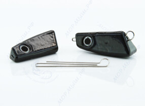 Груз крашеный ПРОХОДИМЕЦ (Чебурашка разборная) 26гр. цвет 04 (черный)