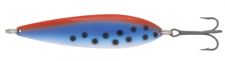 Блесна Kuusamo Atlantti 90/34 цвет BL/FR/BLU/W-FR,UV