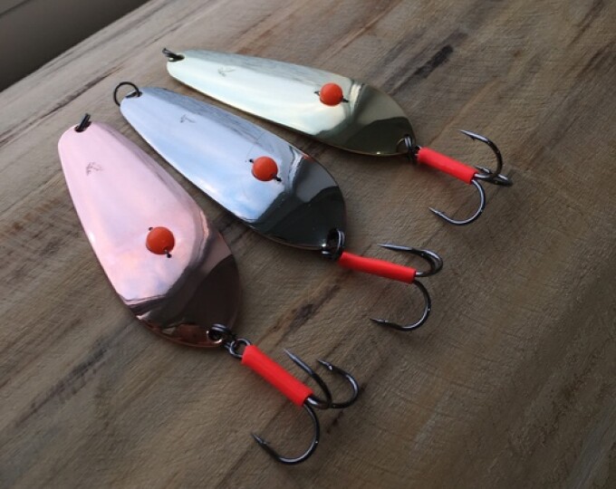 Блесна «Финская с флуошариком» 14гр. (медь) - изображение 1 