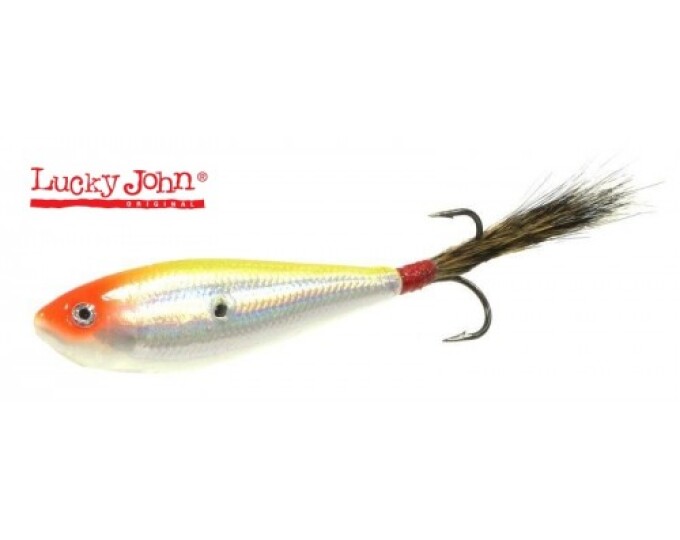 Бокоплав Lucky John OSSA 5 + тройник 50мм 15гр. цвет 02H - изображение 1 