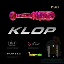 Приманка ZUB-KLOP 19мм-20шт,(цвет 130) маджента с блестками