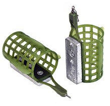 Кормушка ЛИМАН Feeder КРУГЛАЯ СЕТКА 60гр. (крылья, смещенный центр, вертлюг, б/дна)