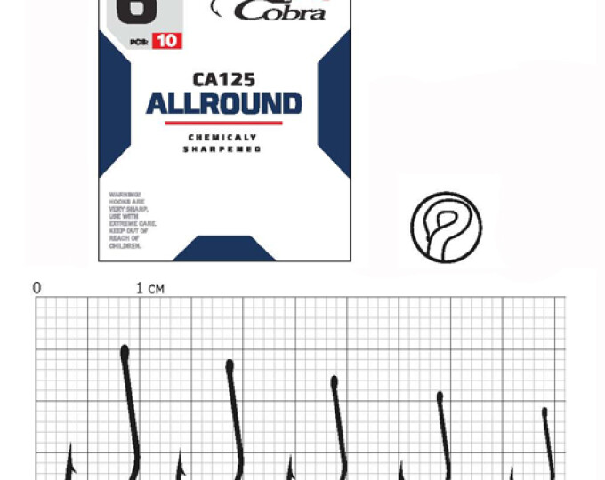 Крючки Cobra Allround STRUGER (CA125) №06 (10шт.) - изображение 1 