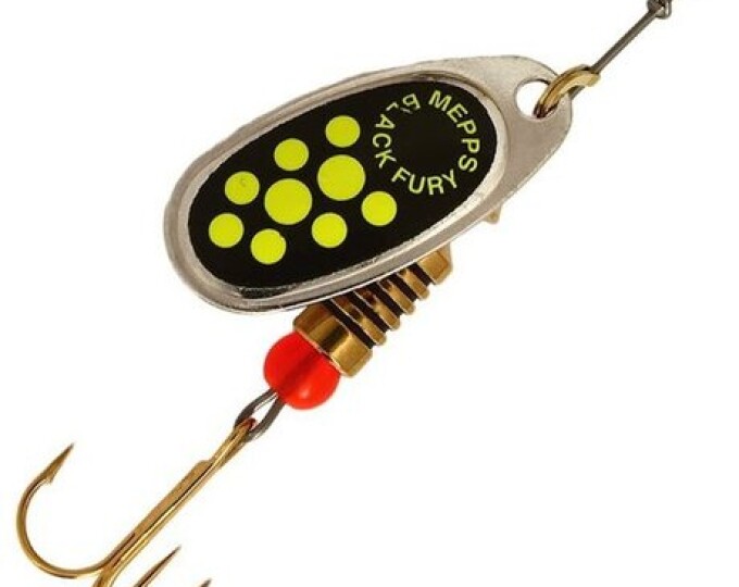 Блесна Mepps BLACK FURY 1 Silver/Chartreuse (в блистере) - изображение 1 
